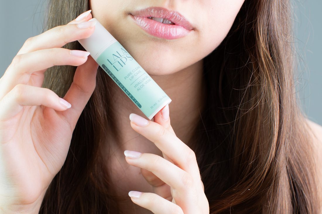 LALALIPS Pure Clean Lip Care in der Anwendung